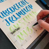 HAND LETTERING AID