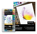 METALLIC WATERCOLOR CREAMS AND WATERCOLOR PAPER PAD