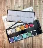 WATERCOLOR PAN SET – METALLIC